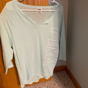 Victoria Secret Pink 3/4 Sleeve Shirt